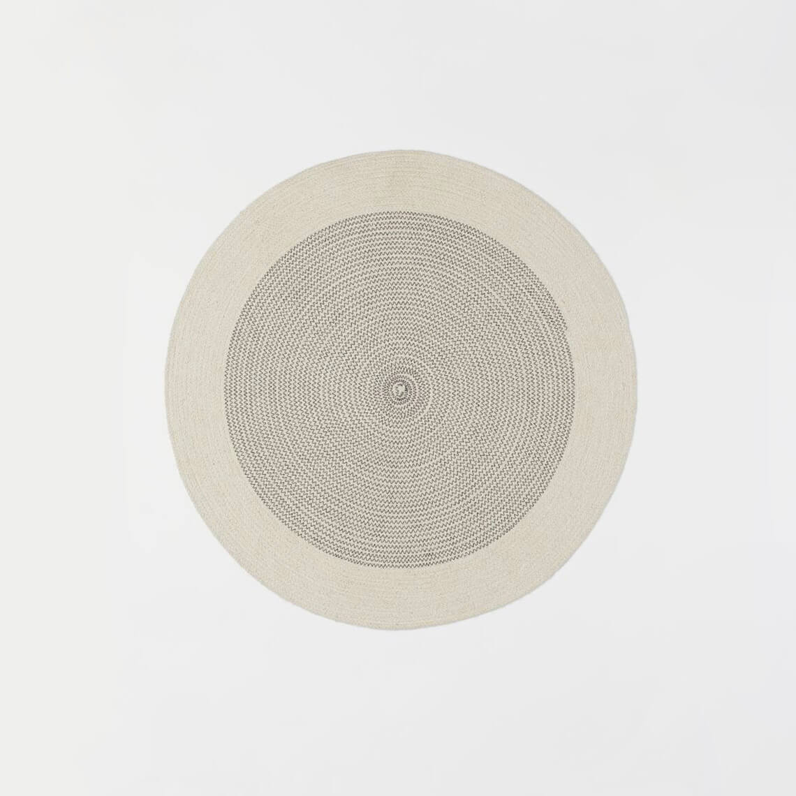 Jute Round Floor Mat, Small Circles – Pisarto